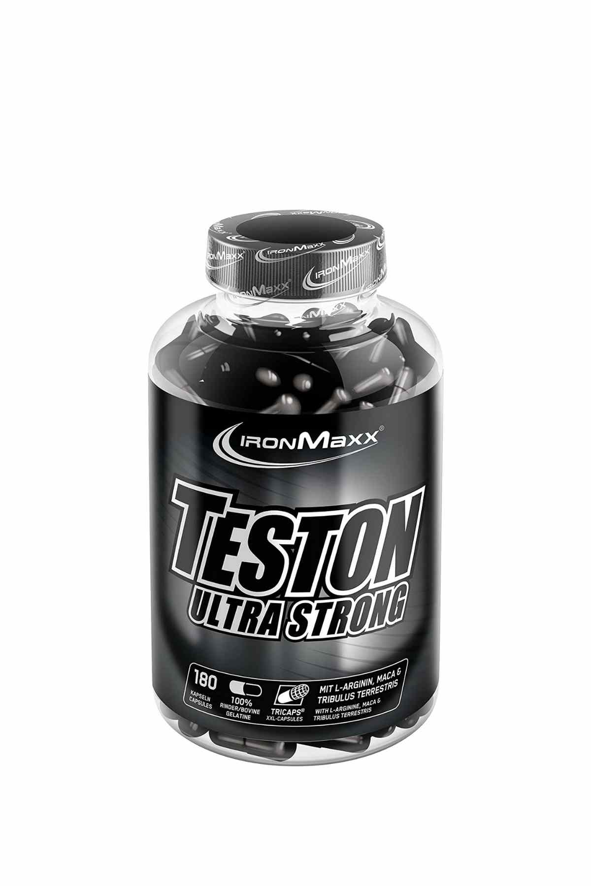 Ironmaxx Food Supplements Teston Ultra Strong 180 Size